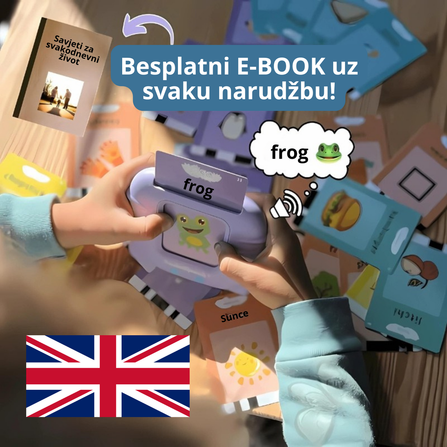 KinderSpeech™ – ENGLESKE KARTICE ZA RAZVOJ GOVORA